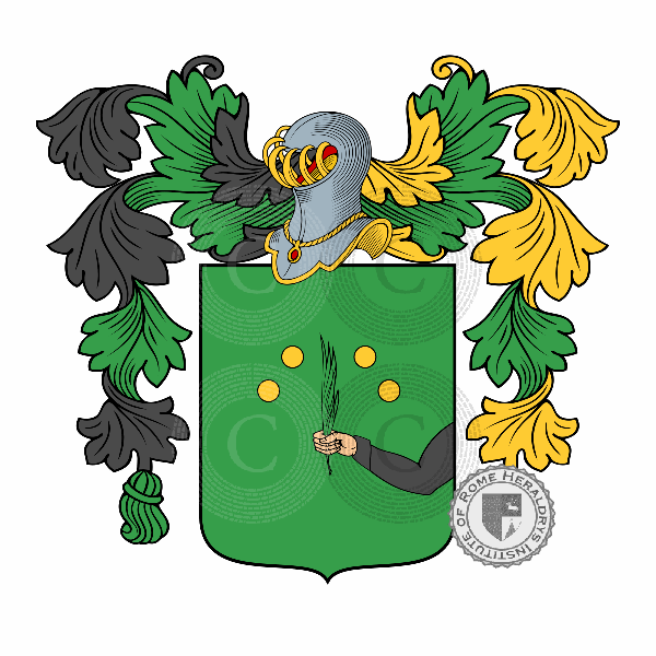 Coat of arms of family Marsiaj