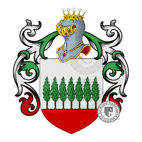 Coat of arms of family Selva