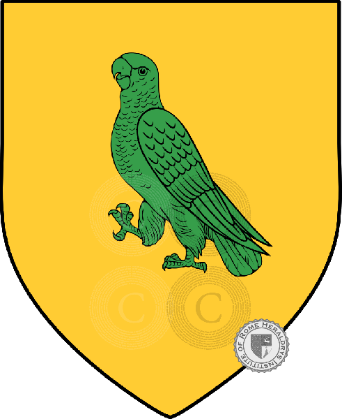 Coat of arms of family Passarella