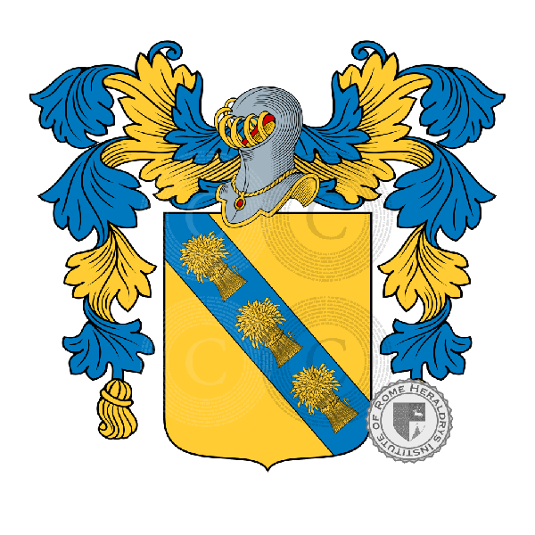 Coat of arms of family Peghini