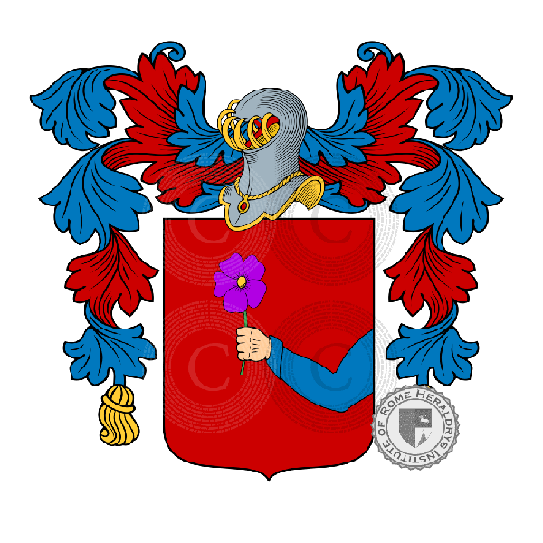 Escudo de la familia Maghini Curti