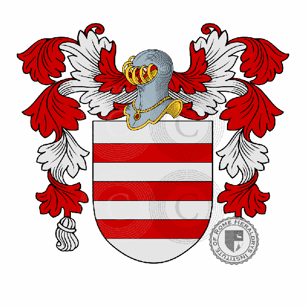 Coat of arms of family Zerolo