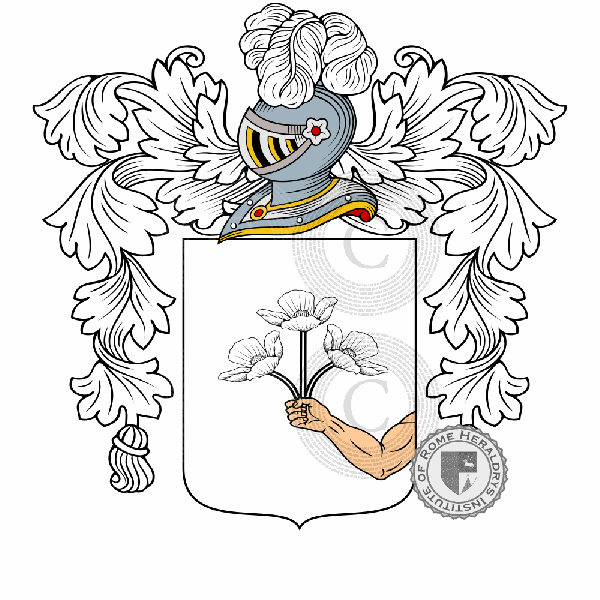 Coat of arms of family Fiorucci