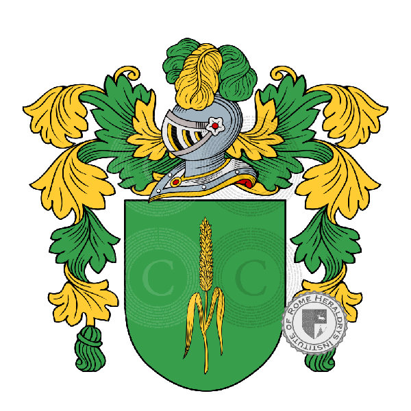 Coat of arms of family Riondo