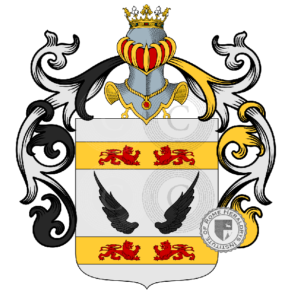 Wappen der Familie Pizzi, Scelloni