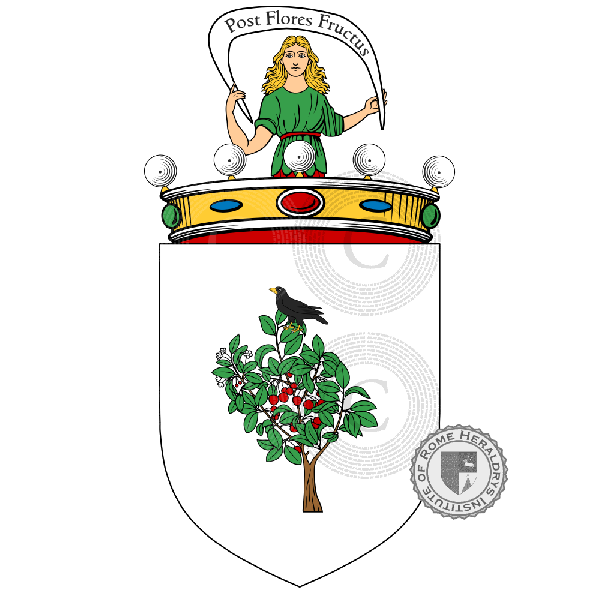 Escudo de la familia Verneti, Vernetti, Vernet