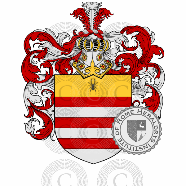 Coat of arms of family Ragno