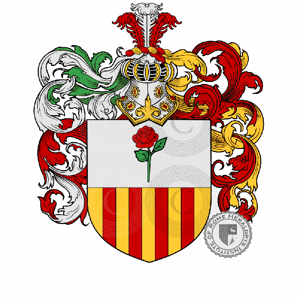 Coat of arms of family Rosselli