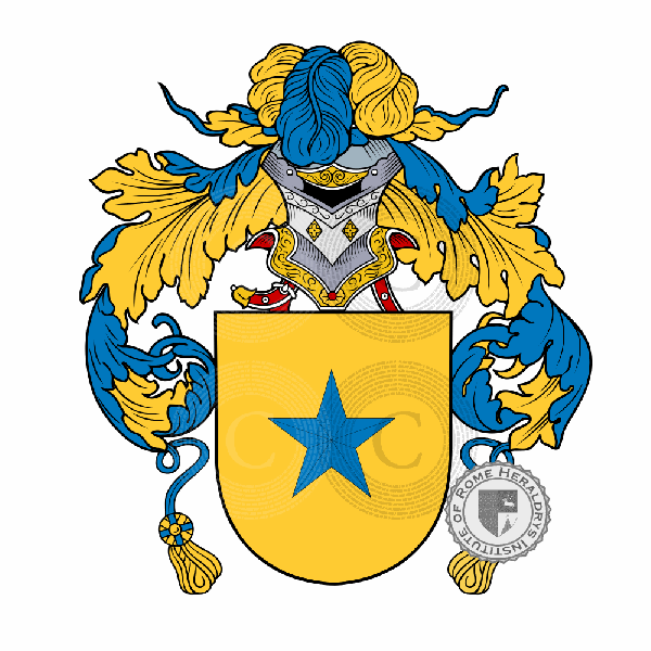 Coat of arms of family Tapiero