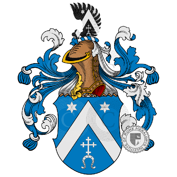 Coat of arms of family Teucher