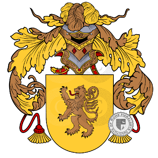 Coat of arms of family Barros