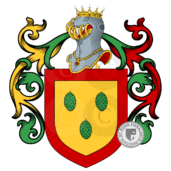 Coat of arms of family Dal Pino