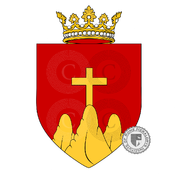 Coat of arms of family Larocca, Rocca