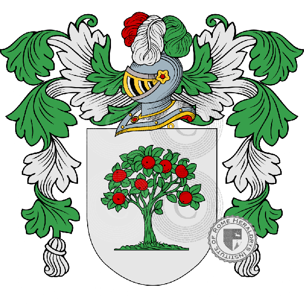 Coat of arms of family Zarzavilla