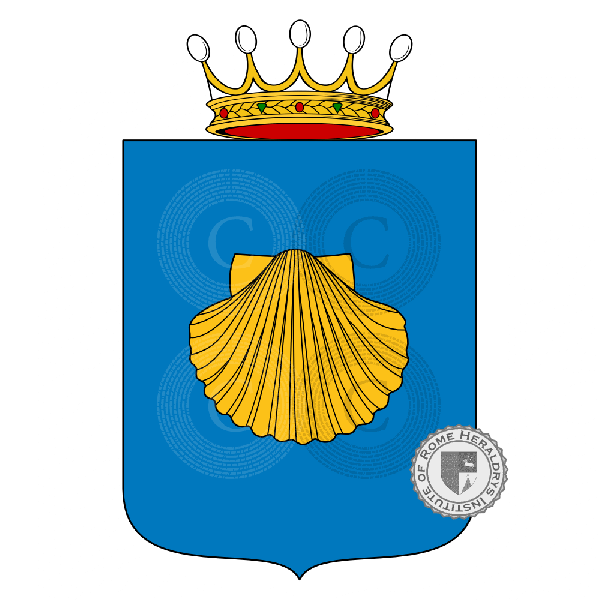 Coat of arms of family Fabrizio