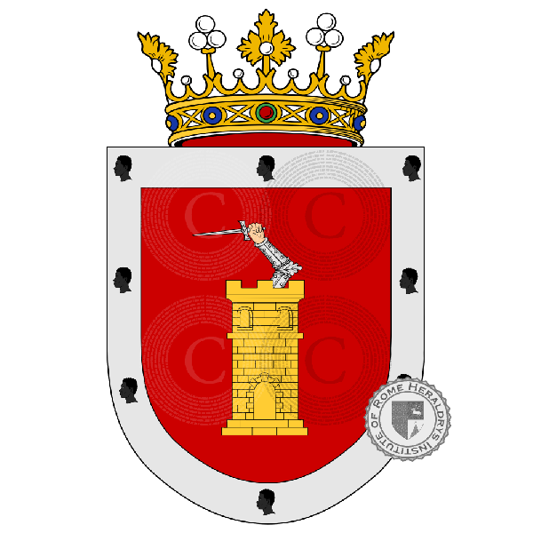 Coat of arms of family Melchor