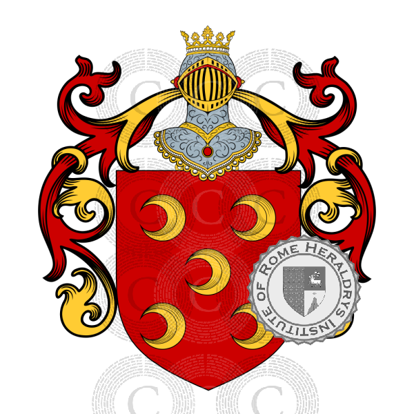 Escudo de la familia Pinto y Mendoza