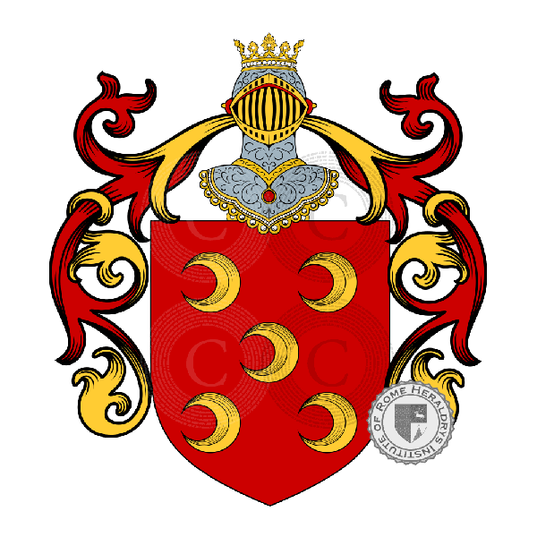 Wappen der Familie Pinto y Mendoza