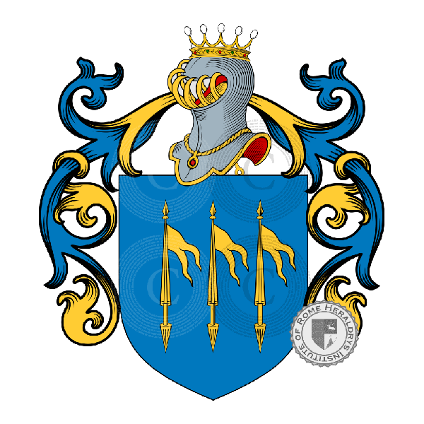 Coat of arms of family Di Lanzo