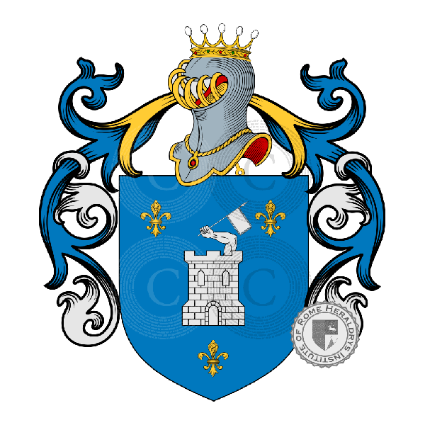 Coat of arms of family Alterio