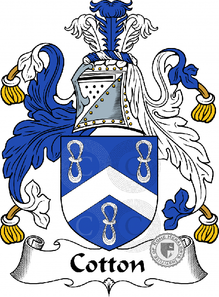 Coat of arms of family Cotton