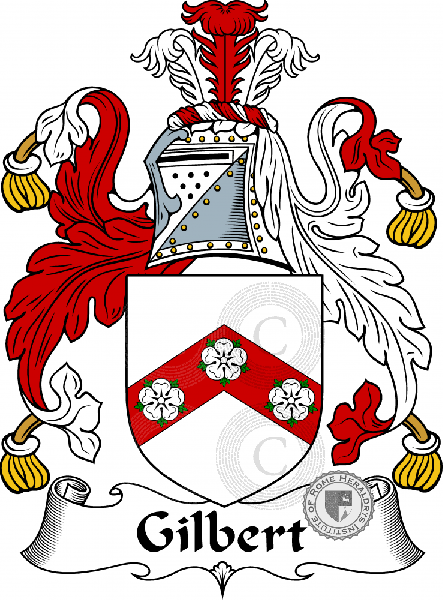 Coat of arms of family Gilbert