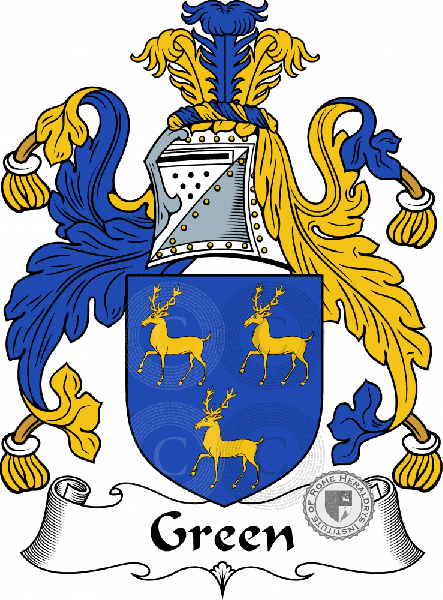 Coat of arms of family Green