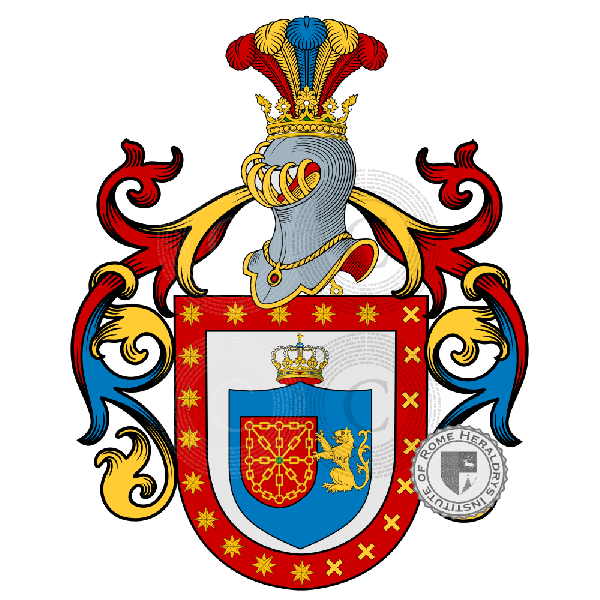 Coat of arms of family Quadra, Della Quadra, Quadranti