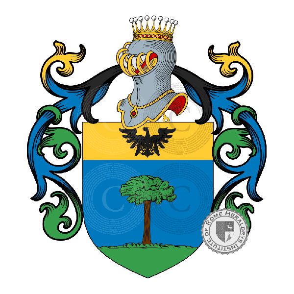 Coat of arms of family Friggeri Boldrini