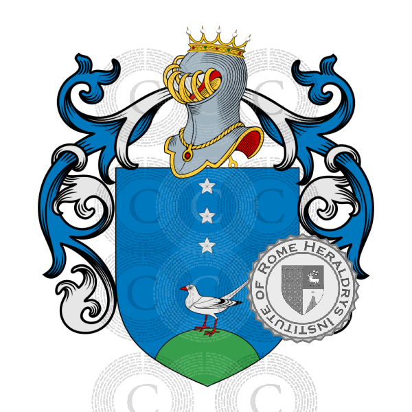 Coat of arms of family Taffelli