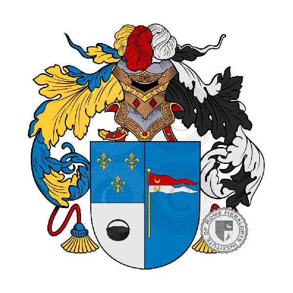 Coat of arms of family Quevedo
