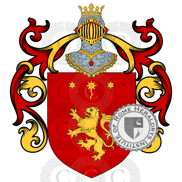 Coat of arms of family Licata, Leocata