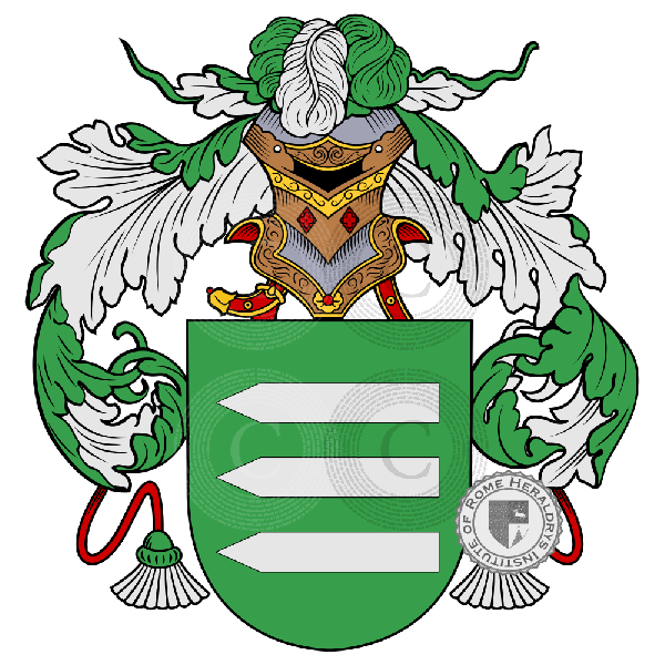 Coat of arms of family Zampa