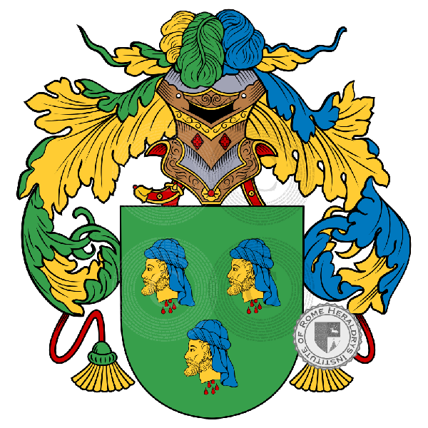 Coat of arms of family Polentinos, Polentino