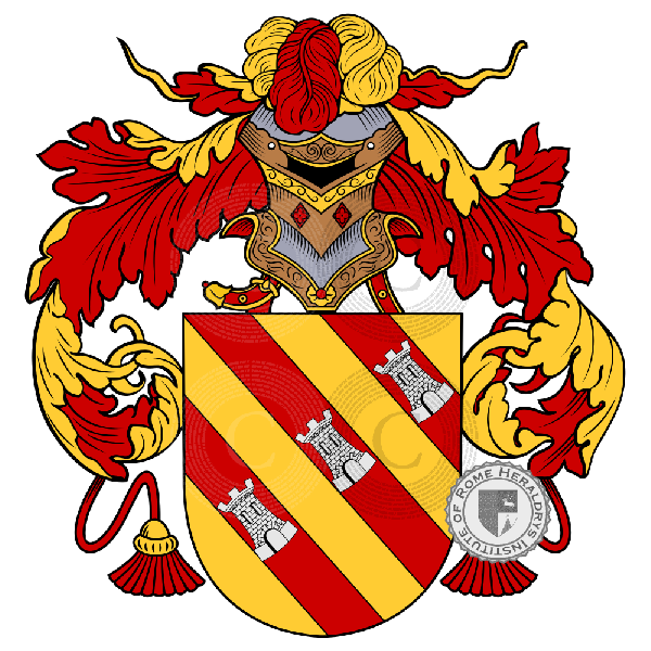 Coat of arms of family Romaguera