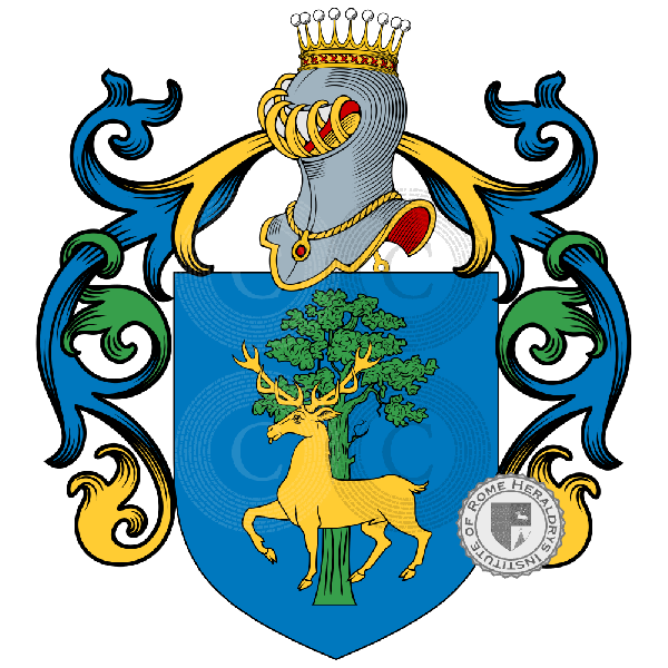Coat of arms of family Constantin de Magny