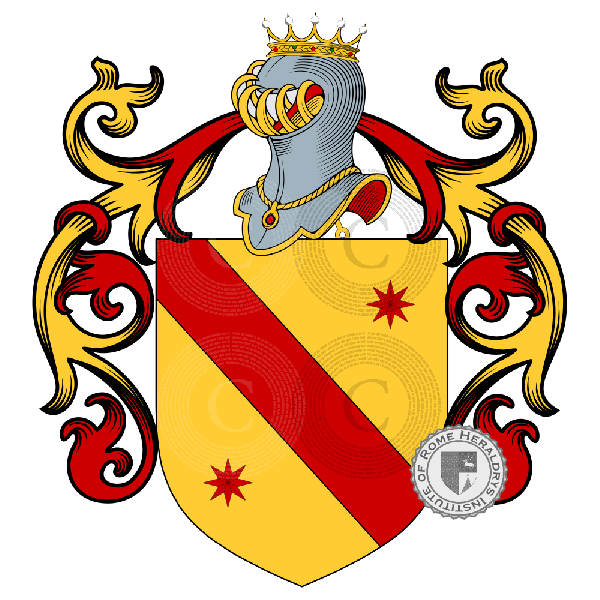 Coat of arms of family Bergamini