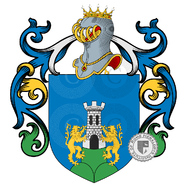 Coat of arms of family Lazzzarelli