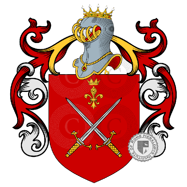 Coat of arms of family Spadaro, Spataro
