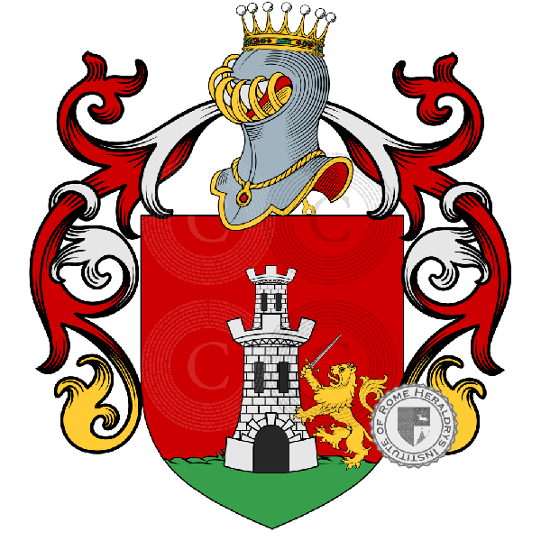 Coat of arms of family Spadaro, Spataro