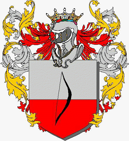 Coat of arms of family Spazzacanal