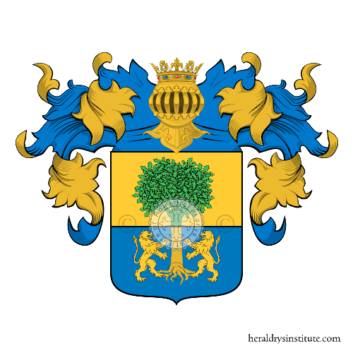 Coat of arms of family Oneto