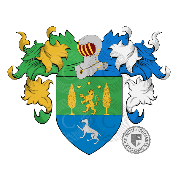 Coat of arms of family Ortolani