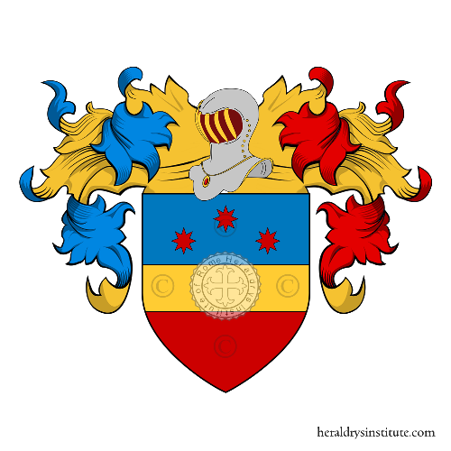 Coat of arms of family Cornetti