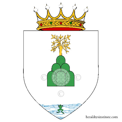 Escudo de la familia Pantani, Pantano