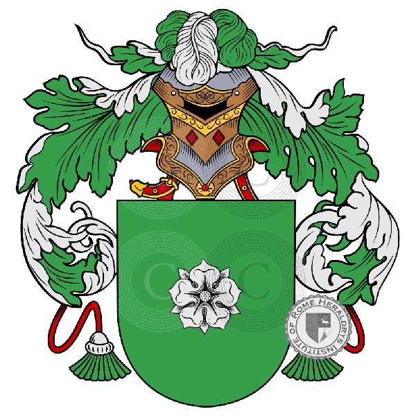 Coat of arms of family Prato