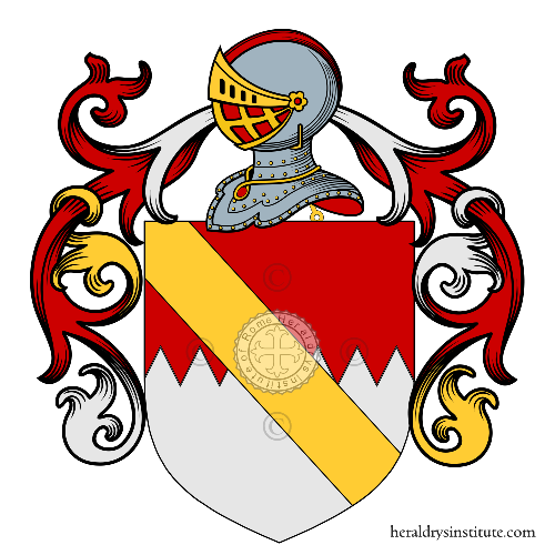 Coat of arms of family Carlo