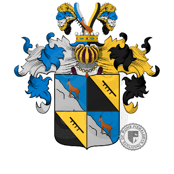Coat of arms of family Barbacetto, Barbaccetti, Barbacetti, Barbazetti