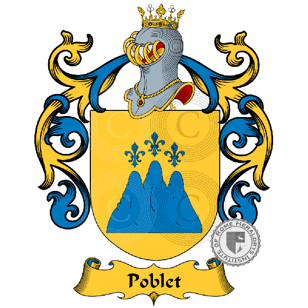 Wappen der Familie Poblet