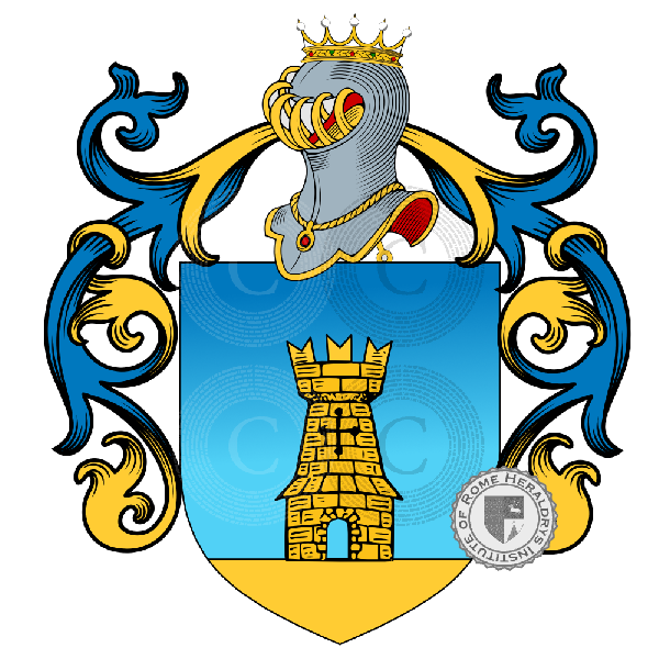 Escudo de la familia Seragli, Seraglii, Seraglio